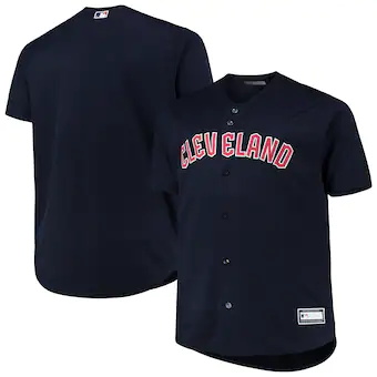 mens navy cleveland guardians big and tall alternate replic